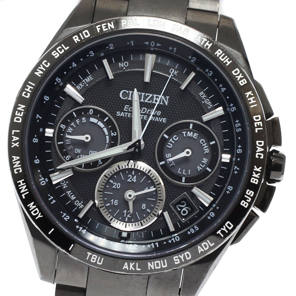 Citizen Attesa Satellite Wave titanium men's solar radio watch (1 of 6)
