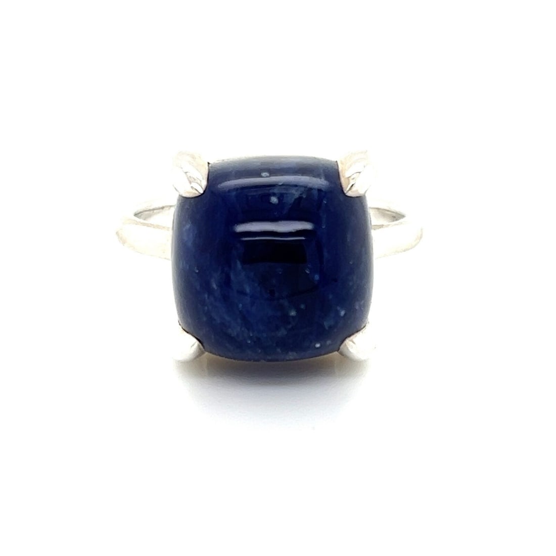 Paloma Picasso Tiffany Sterling Silver Sodalite Dome Ring Size 7 (1 of 8)