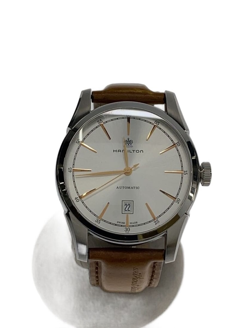 Hamilton Spirit of Liberty Auto Silver Men's Wristwatch H424151: Hamilton Spirit of Liberty Auto Silver Men's Wristwatch H424151 This Hamilton Jazzmaster American Classic Spirit of Liberty Auto H424151 is a men's Swiss wristwatch featuring a silver-tone case and a 