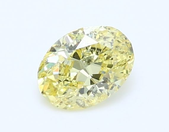 Loose Diamond - OVAL 0.33ct Fancy Intense Yellow I2: Loose Diamond - OVAL 0.33ct Fancy Intense Yellow I2 Source: Natural Shape: OVAL Carats: 0.33 Color: Fancy Intense Yellow Certification: GIA Video:
