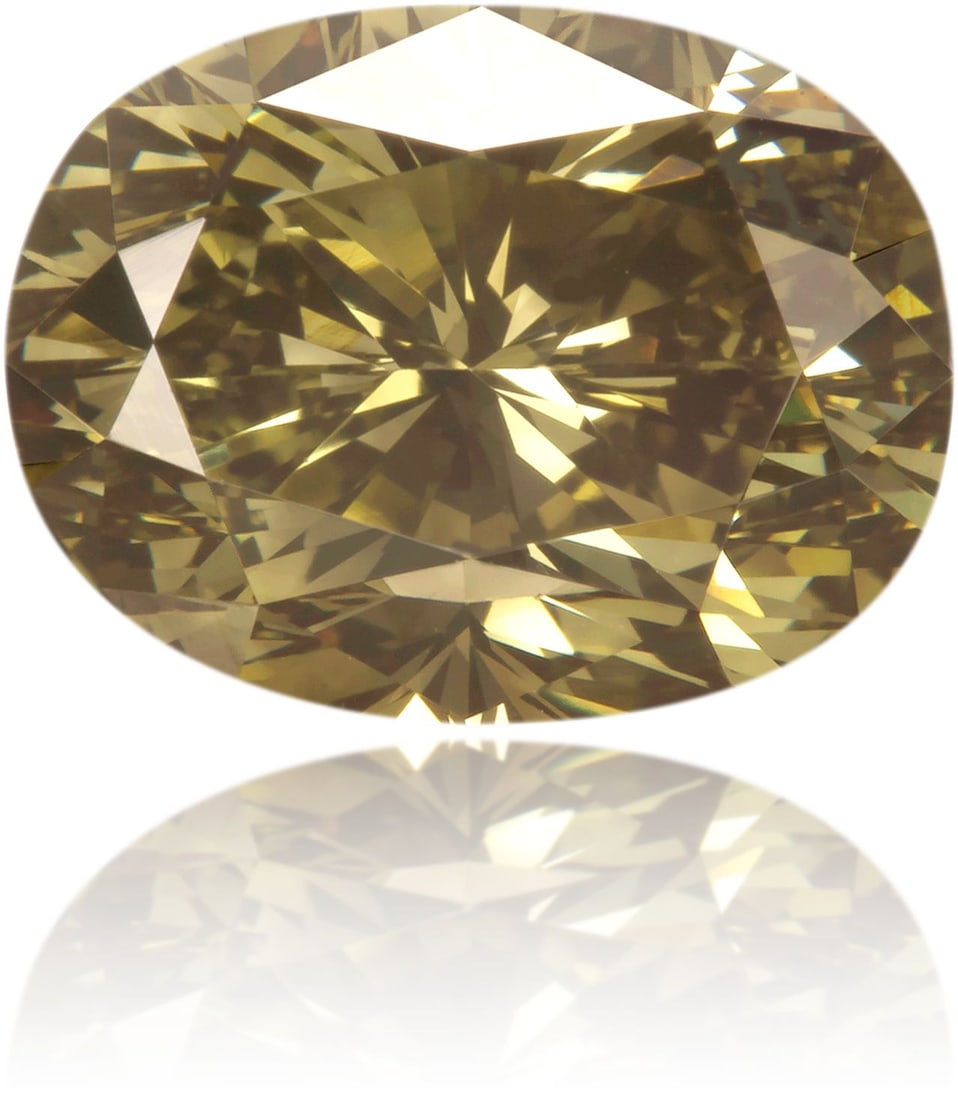 Loose Diamond - OVAL 2.46ct Fancy Deep Brown Greenish Yellow VS2: Loose Diamond - OVAL 2.46ct Fancy Deep Brown Greenish Yellow VS2 Source: Natural Shape: OVAL Carats: 2.46 Color: Fancy Deep Brown Greenish Yellow Certification: GIA Video: