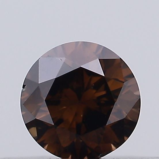 Loose Diamond - ROUND 0.21ct Fancy Brown I1: Loose Diamond - ROUND 0.21ct Fancy Brown I1 Source: Natural Shape: ROUND Carats: 0.21 Color: Fancy Brown Certification: NONE Video: