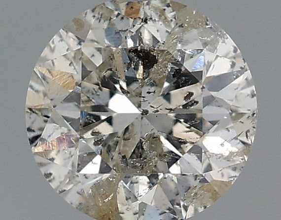 Loose Diamond - ROUND 0.52ct K I2: Loose Diamond - ROUND 0.52ct K I2 Source: Natural Shape: ROUND Carats: 0.52 Color: K Clarity: I2 Certification: IGI Video: