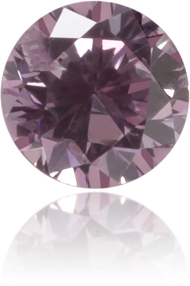 Loose Diamond - ROUND 0.2ct Fancy Purplish Pink I1: Loose Diamond - ROUND 0.2ct Fancy Purplish Pink I1 Source: Natural Shape: ROUND Carats: 0.2 Color: Fancy Purplish Pink Certification: GIA The Diamond Depot Guarantee: All items in this auction are gua