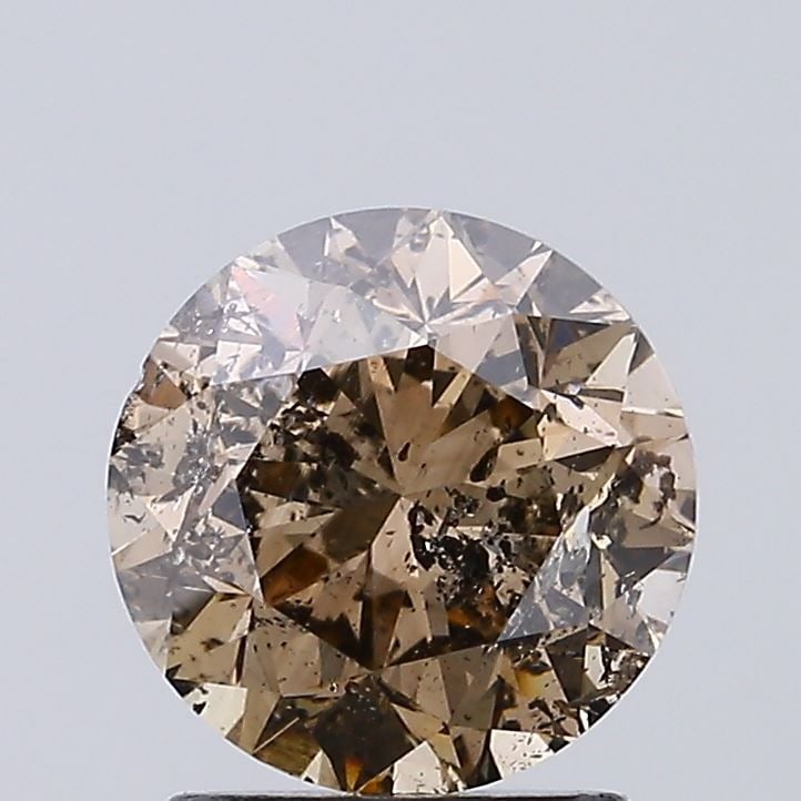 Loose Diamond - ROUND 2.0ct Fancy Brown I1: Loose Diamond - ROUND 2.0ct Fancy Brown I1 Source: Natural Shape: ROUND Carats: 2.0 Color: Fancy Brown Certification: NONE Video: