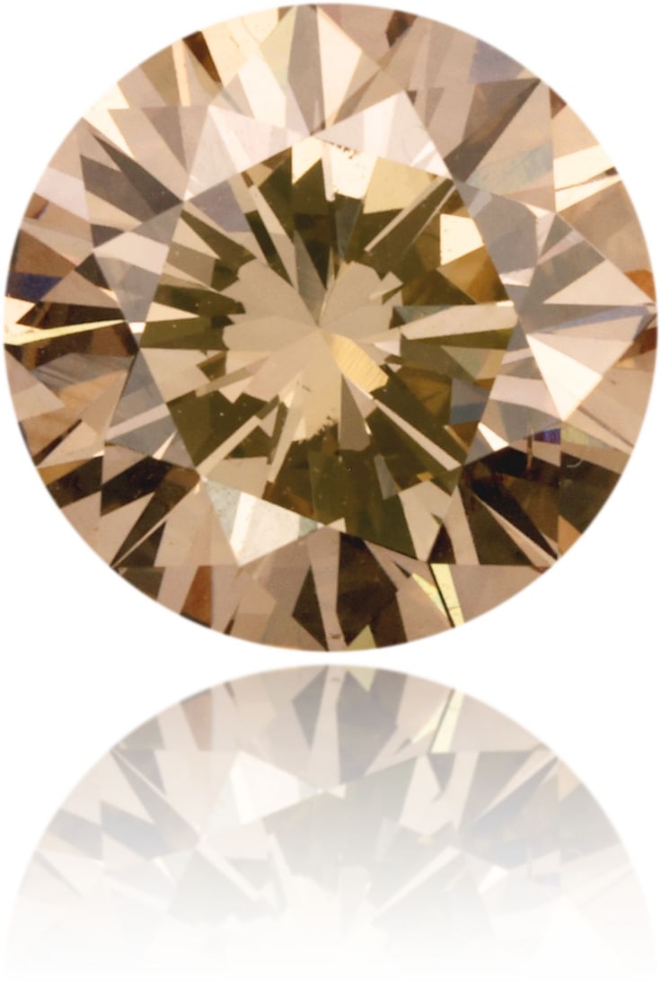 Loose Diamond - ROUND 2.02ct Fancy Brown VS2: Loose Diamond - ROUND 2.02ct Fancy Brown VS2 Source: Natural Shape: ROUND Carats: 2.02 Color: Fancy Brown Certification: GIA The Diamond Depot Guarantee: All items in this auction are guaranteed to be