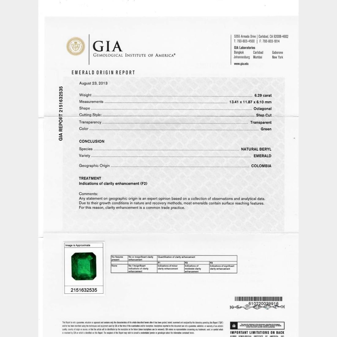 GIA Certified 14.67 Ct Colombian Emerald Diamond Earrings 18k Gold - 3