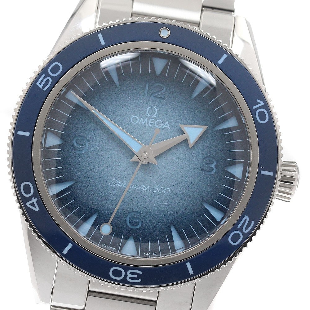 OMEGA Seamaster 300 Summer Blue Men's Wristwatch 234.30.41.21.03.002: OMEGA Seamaster 300 Summer Blue Men's Wristwatch 234.30.41.21.03.002 This OMEGA Seamaster 300 Summer Blue men's wristwatch features a Swiss-made design and is crafted for both style and performance. T