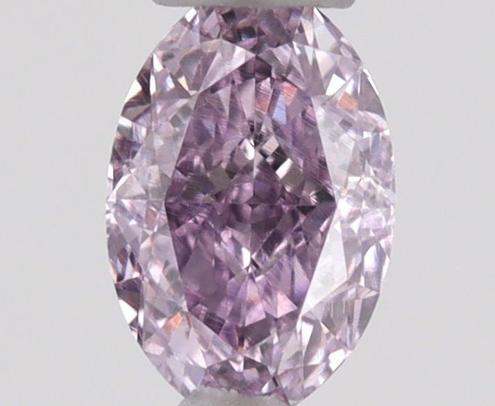 Loose Diamond - OVAL 0.15ct Fancy Pink Purple VS1: Loose Diamond - OVAL 0.15ct Fancy Pink Purple VS1 Source: Natural Shape: OVAL Carats: 0.15 Color: Fancy Pink Purple Certification: GIA Video: