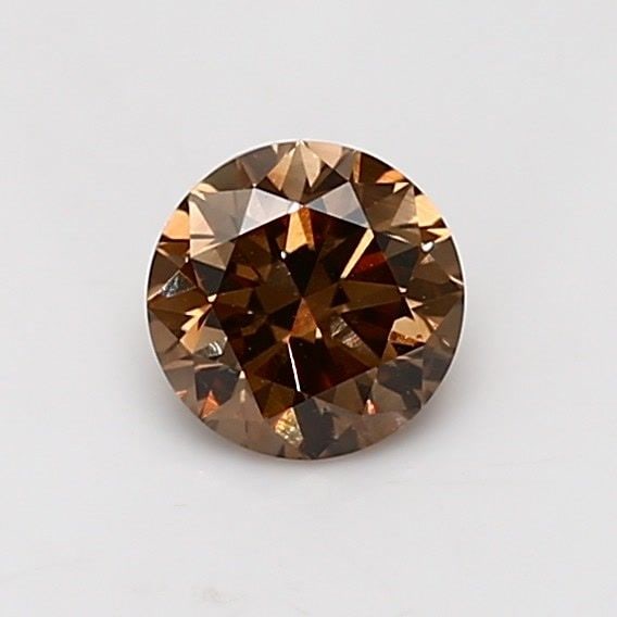 Loose Diamond - ROUND 0.73ct Fancy Dark Orangy Brown VS2: Loose Diamond - ROUND 0.73ct Fancy Dark Orangy Brown VS2 Source: Natural Shape: ROUND Carats: 0.73 Color: Fancy Dark Orangy Brown Certification: GIA Video: