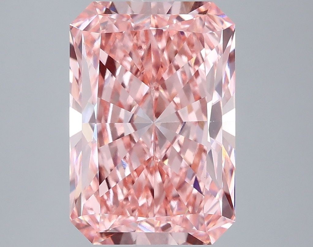 Loose Diamond - RADIANT 1.56ct Fancy Vivid Pink VVS1: Loose Diamond - RADIANT 1.56ct Fancy Vivid Pink VVS1 Source: This is a real non-mined Diamond that has been grown in a lab Shape: RADIANT Carats: 1.56 Color: Fancy Vivid Pink Certification: IGI