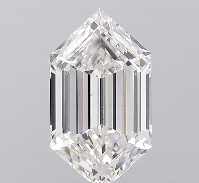 Loose Diamond - HEXAGONAL 2.75ct E VS1: Loose Diamond - HEXAGONAL 2.75ct E VS1 Source: This is a real non-mined Diamond that has been grown in a lab Shape: HEXAGONAL Carats: 2.75 Color: E Clarity: VS1 Certification: IGI Video: