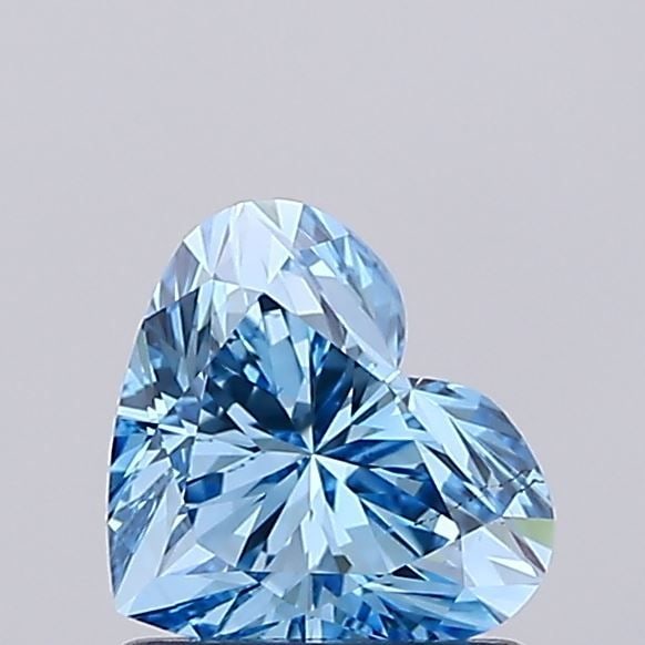 Loose Diamond - HEART 1.03ct Fancy Vivid Blue SI1: Loose Diamond - HEART 1.03ct Fancy Vivid Blue SI1 Source: This is a real non-mined Diamond that has been grown in a lab Shape: HEART Carats: 1.03 Color: Fancy Vivid Blue Certification: IGI Video: