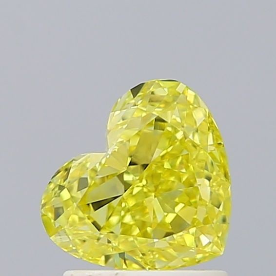 Loose Diamond - HEART 1.25ct Fancy Vivid Yellow VVS2: Loose Diamond - HEART 1.25ct Fancy Vivid Yellow VVS2 Source: This is a real non-mined Diamond that has been grown in a lab Shape: HEART Carats: 1.25 Color: Fancy Vivid Yellow Certification: IGI Video: