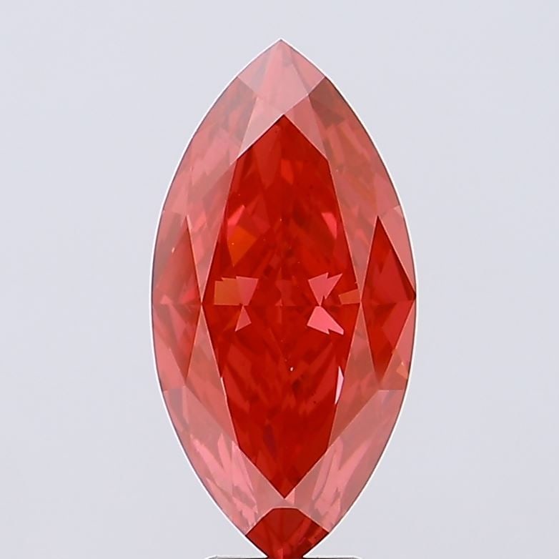 Loose Diamond - MARQUISE 6.23ct Fancy Vivid Red VS1: Loose Diamond - MARQUISE 6.23ct Fancy Vivid Red VS1 Source: This is a real non-mined Diamond that has been grown in a lab Shape: MARQUISE Carats: 6.23 Color: Fancy Vivid Red Certification: IGI Video: