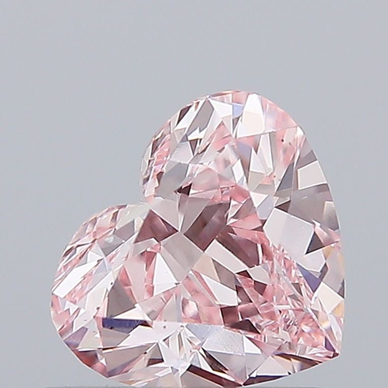 Loose Diamond - HEART 1.04ct Fancy Intense Pink VS1: Loose Diamond - HEART 1.04ct Fancy Intense Pink VS1 Source: This is a real non-mined Diamond that has been grown in a lab Shape: HEART Carats: 1.04 Color: Fancy Intense Pink Certification: IGI Video: