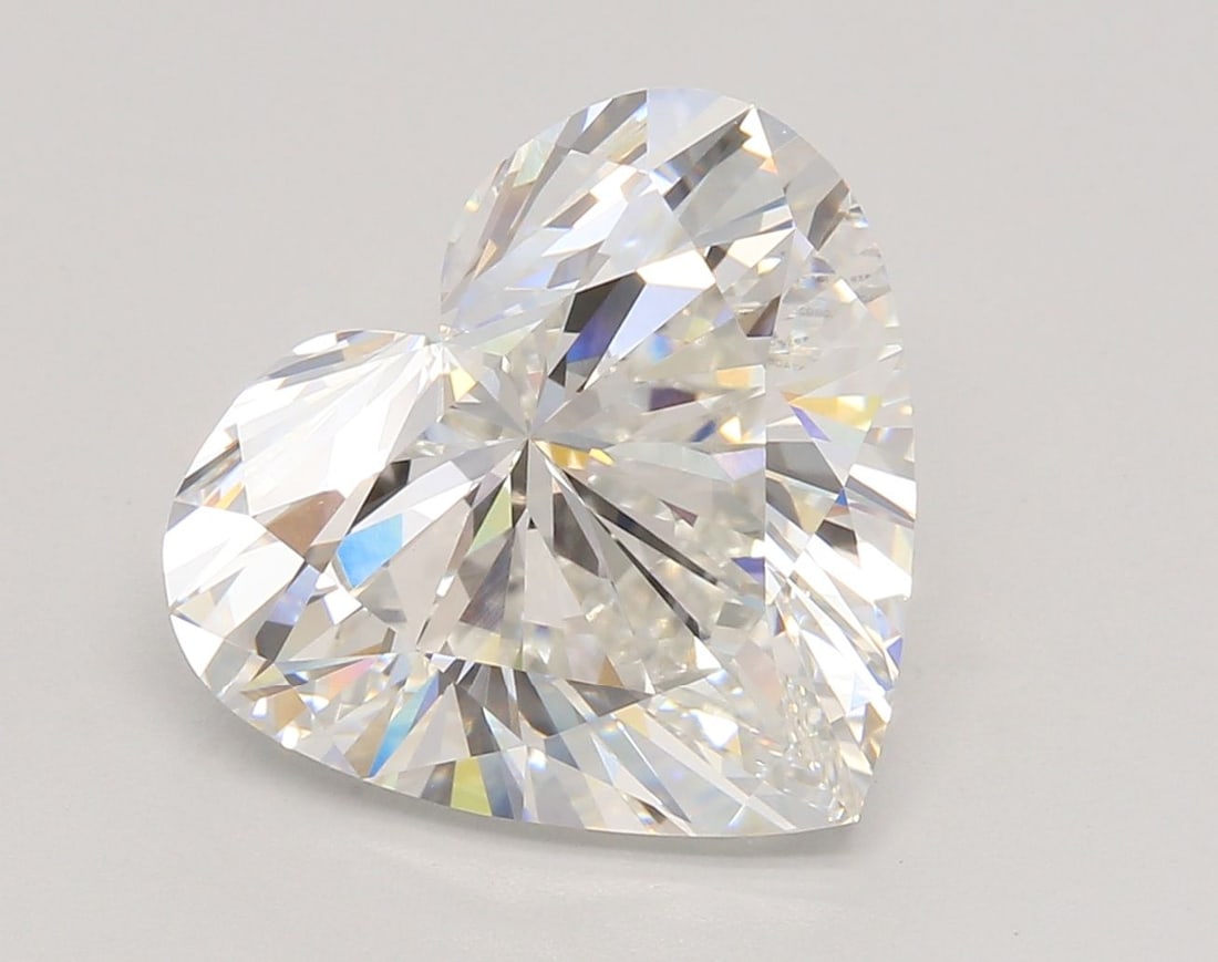 Loose Diamond - HEART 7.1ct F VVS2: Loose Diamond - HEART 7.1ct F VVS2 Source: This is a real non-mined Diamond that has been grown in a lab Shape: HEART Carats: 7.1 Color: F Clarity: VVS2 Certification: IGI Video: