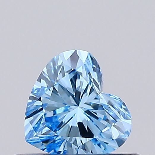 Loose Diamond - HEART 0.66ct Fancy Vivid Blue VVS2: Loose Diamond - HEART 0.66ct Fancy Vivid Blue VVS2 Source: This is a real non-mined Diamond that has been grown in a lab Shape: HEART Carats: 0.66 Color: Fancy Vivid Blue Certification: NONE Video: