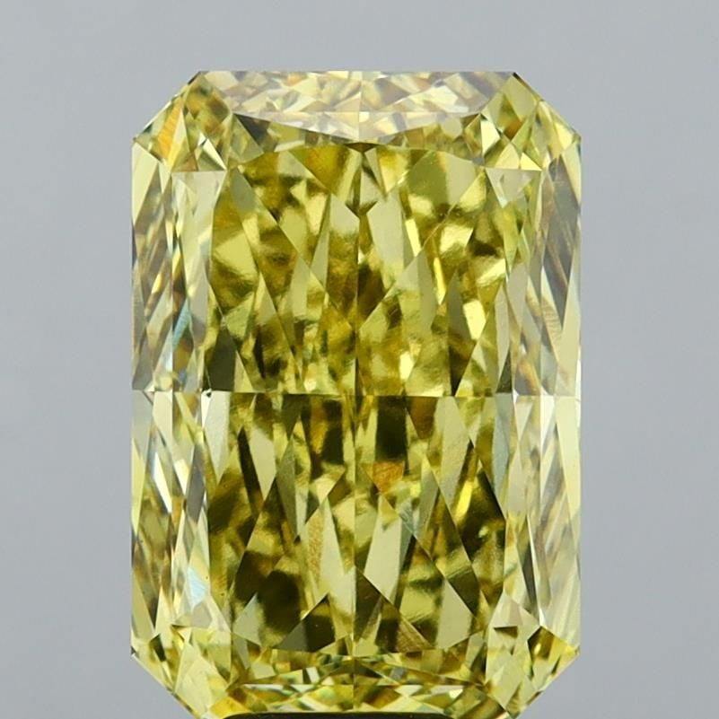 Loose Diamond - RADIANT 10.06ct Fancy Intense Yellow VS1: Loose Diamond - RADIANT 10.06ct Fancy Intense Yellow VS1 Source: This is a real non-mined Diamond that has been grown in a lab Shape: RADIANT Carats: 10.06 Color: Fancy Intense Yellow Certification: I