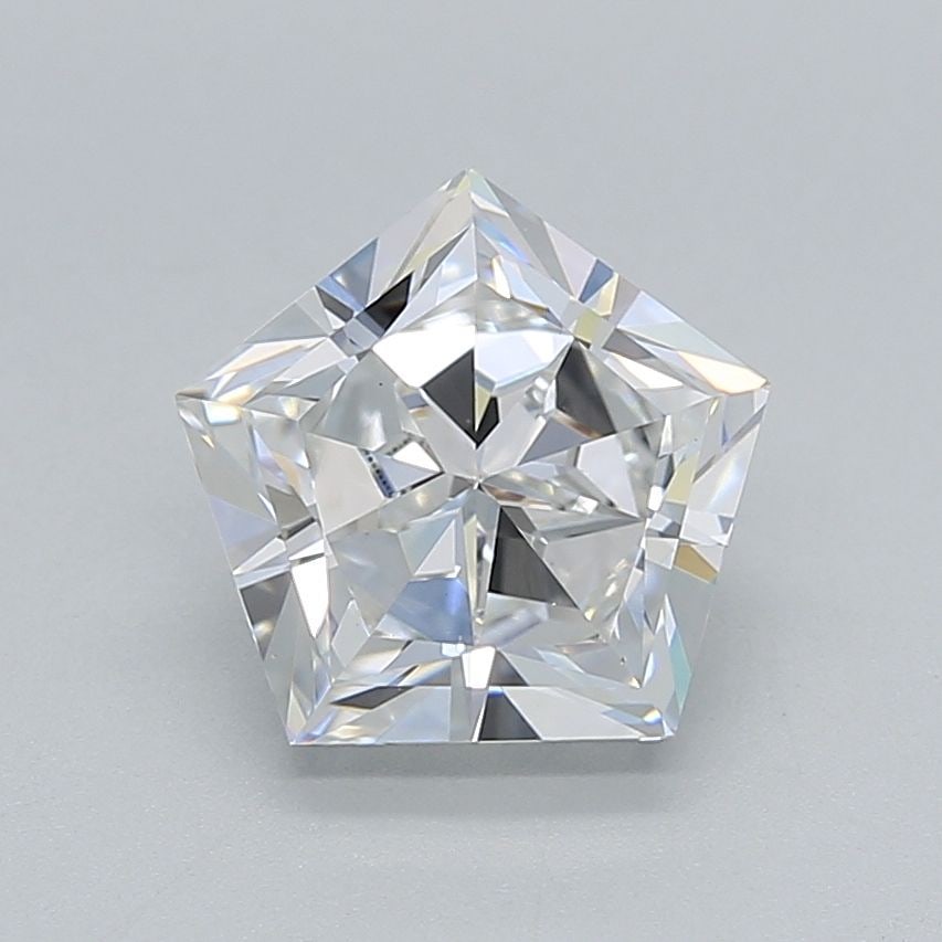 Loose Diamond - PENTAGONAL 2.03ct E VS1: Loose Diamond - PENTAGONAL 2.03ct E VS1 Source: This is a real non-mined Diamond that has been grown in a lab Shape: PENTAGONAL Carats: 2.03 Color: E Clarity: VS1 Certification: IGI The Diamond Depot 