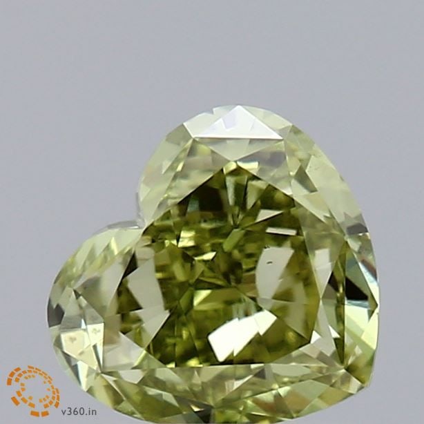 Loose Diamond - HEART 0.69ct Fancy Vivid Green VS2: Loose Diamond - HEART 0.69ct Fancy Vivid Green VS2 Source: This is a real non-mined Diamond that has been grown in a lab Shape: HEART Carats: 0.69 Color: Fancy Vivid Green Certification: IGI Video: