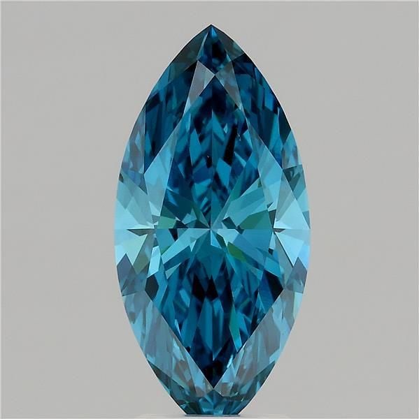 Loose Diamond - MARQUISE 3.06ct Fancy Vivid Blue VS1: Loose Diamond - MARQUISE 3.06ct Fancy Vivid Blue VS1 Source: This is a real non-mined Diamond that has been grown in a lab Shape: MARQUISE Carats: 3.06 Color: Fancy Vivid Blue Certification: IGI Video
