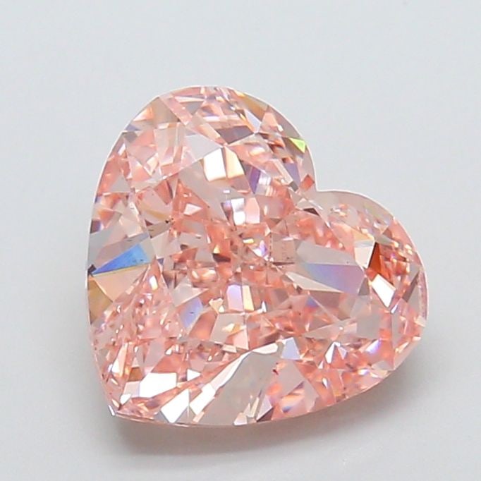 Loose Diamond - HEART 5.02ct Fancy Intense Pink VS1: Loose Diamond - HEART 5.02ct Fancy Intense Pink VS1 Source: This is a real non-mined Diamond that has been grown in a lab Shape: HEART Carats: 5.02 Color: Fancy Intense Pink Certification: IGI Video: