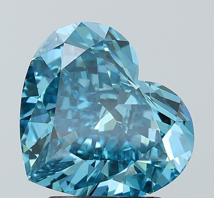 Loose Diamond - HEART 3.01ct Fancy Vivid Blue VVS2: Loose Diamond - HEART 3.01ct Fancy Vivid Blue VVS2 Source: This is a real non-mined Diamond that has been grown in a lab Shape: HEART Carats: 3.01 Color: Fancy Vivid Blue Certification: IGI Video: