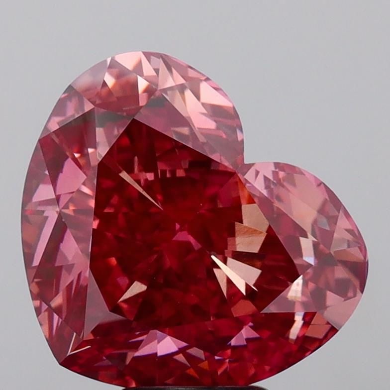 Loose Diamond - HEART 8.2ct Fancy Vivid Pink VS1 (1 of 1)