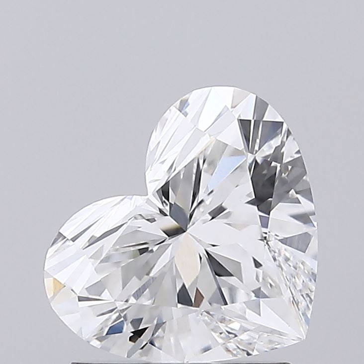 Loose Diamond - HEART 1.51ct F VVS2: Loose Diamond - HEART 1.51ct F VVS2 Source: This is a real non-mined Diamond that has been grown in a lab Shape: HEART Carats: 1.51 Color: F Clarity: VVS2 Certification: IGI Video: