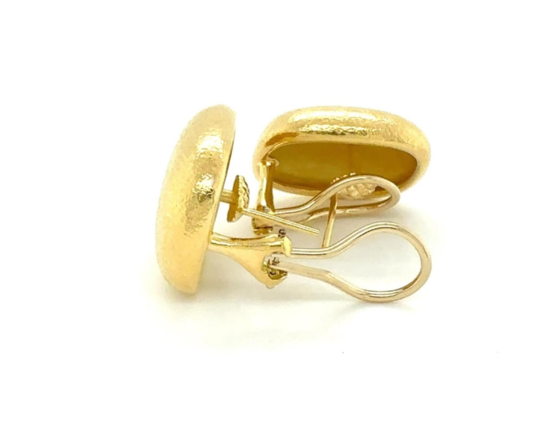 Tiffany & Co. 18K Yellow Gold Cushion Dome Stud Earrings - 6