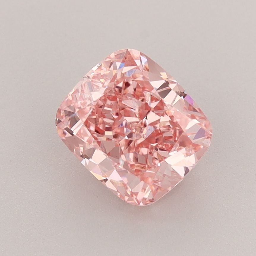Loose Diamond - CUSHION BRILLIANT 1.63ct Fancy Vivid Pink VS1: Loose Diamond - CUSHION BRILLIANT 1.63ct Fancy Vivid Pink VS1 Source: This is a real non-mined Diamond that has been grown in a lab Shape: CUSHION BRILLIANT Carats: 1.63 Color: Fancy Vivid Pink Certif