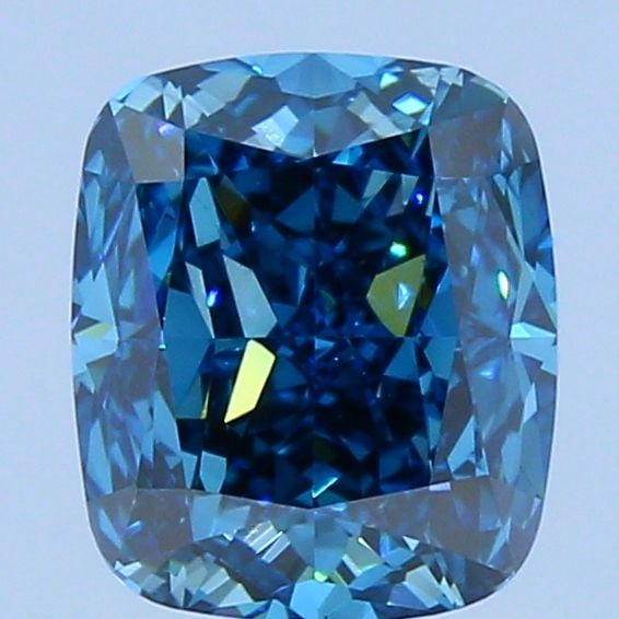 Loose Diamond - CUSHION BRILLIANT 2.15ct Fancy Blue VS1: Loose Diamond - CUSHION BRILLIANT 2.15ct Fancy Blue VS1 Source: This is a real non-mined Diamond that has been grown in a lab Shape: CUSHION BRILLIANT Carats: 2.15 Color: Fancy Blue Certification: NON