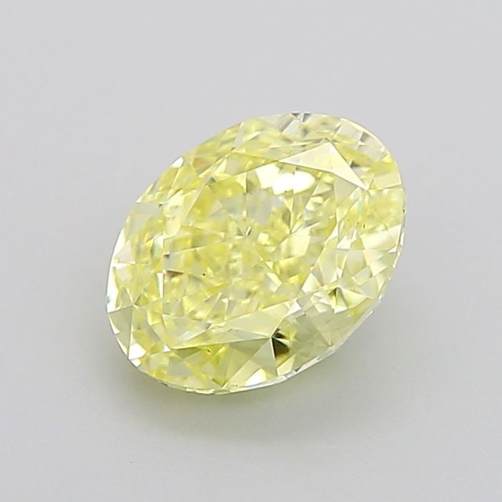 Loose Diamond - OVAL 2.11ct Fancy Intense Yellow VS1: Loose Diamond - OVAL 2.11ct Fancy Intense Yellow VS1 Source: This is a real non-mined Diamond that has been grown in a lab Shape: OVAL Carats: 2.11 Color: Fancy Intense Yellow Certification: IGI Video