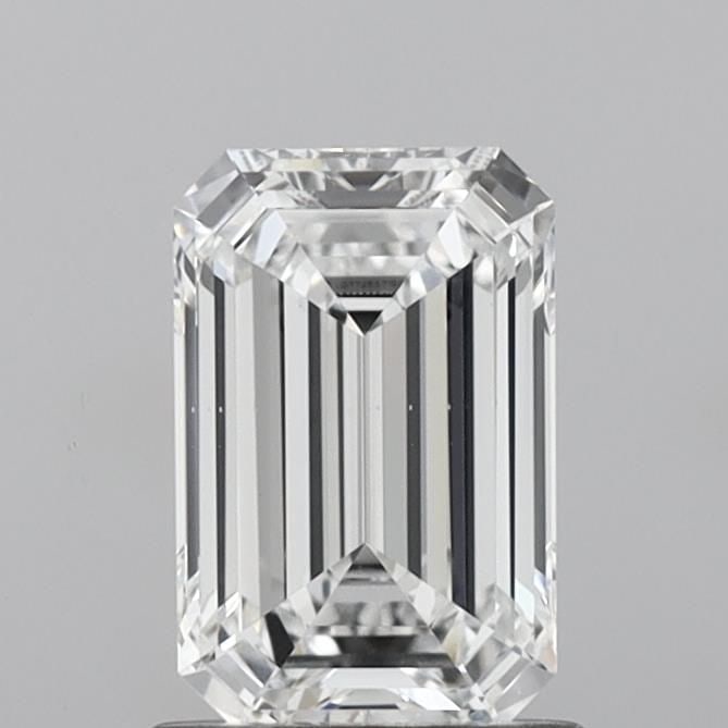 Loose Diamond - EMERALD 1.08ct E VS2: Loose Diamond - EMERALD 1.08ct E VS2 Source: This is a real non-mined Diamond that has been grown in a lab Shape: EMERALD Carats: 1.08 Color: E Clarity: VS2 Certification: IGI Video: