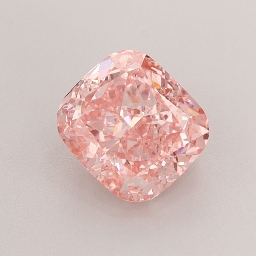 Loose Diamond - CUSHION BRILLIANT 1.59ct Fancy Vivid Pink SI1: Loose Diamond - CUSHION BRILLIANT 1.59ct Fancy Vivid Pink SI1 Source: This is a real non-mined Diamond that has been grown in a lab Shape: CUSHION BRILLIANT Carats: 1.59 Color: Fancy Vivid Pink Certif