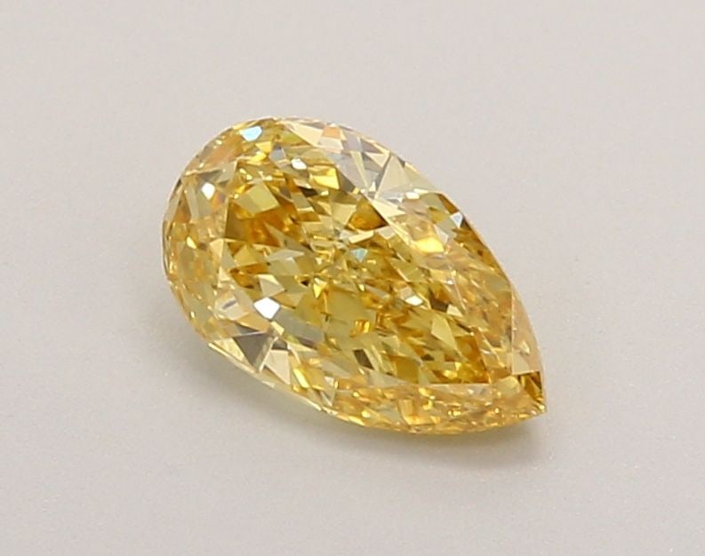 Loose Diamond - PEAR 0.74ct Fancy Intense Yellow IF: Loose Diamond - PEAR 0.74ct Fancy Intense Yellow IF Source: This is a real non-mined Diamond that has been grown in a lab Shape: PEAR Carats: 0.74 Color: Fancy Intense Yellow Certification: IGI Video: