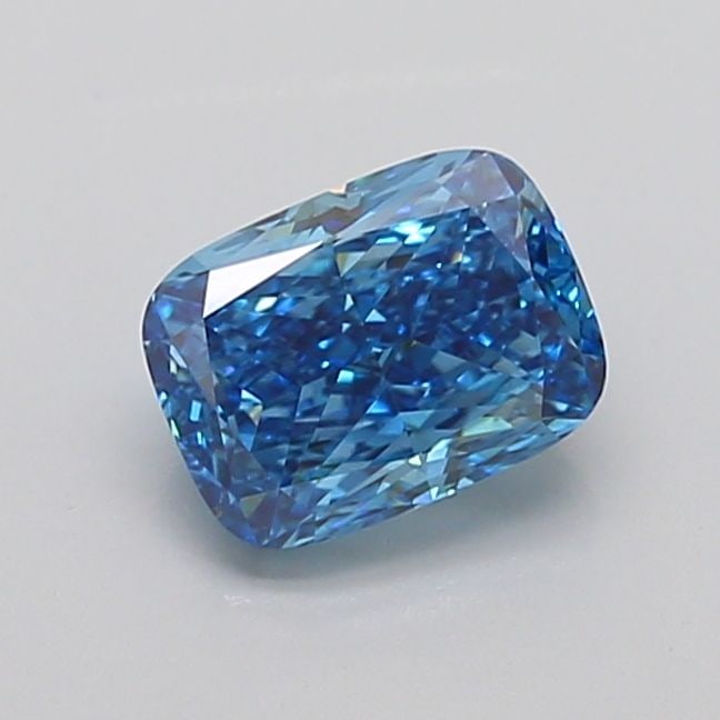 Loose Diamond - CUSHION MODIFIED 1.68ct Fancy Vivid Blue VS1: Loose Diamond - CUSHION MODIFIED 1.68ct Fancy Vivid Blue VS1 Source: This is a real non-mined Diamond that has been grown in a lab Shape: CUSHION MODIFIED Carats: 1.68 Color: Fancy Vivid Blue Certific
