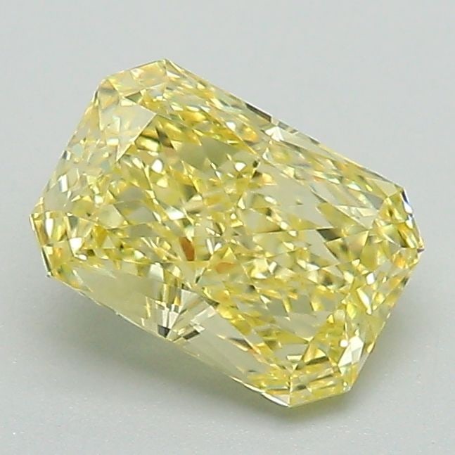 Loose Diamond - RADIANT 1.16ct Fancy Intense Yellow VVS2: Loose Diamond - RADIANT 1.16ct Fancy Intense Yellow VVS2 Source: This is a real non-mined Diamond that has been grown in a lab Shape: RADIANT Carats: 1.16 Color: Fancy Intense Yellow Certification: IG