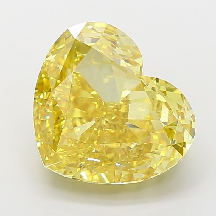 Loose Diamond - HEART 10.02ct Fancy Intense Yellow VS2: Loose Diamond - HEART 10.02ct Fancy Intense Yellow VS2 Source: This is a real non-mined Diamond that has been grown in a lab Shape: HEART Carats: 10.02 Color: Fancy Intense Yellow Certification: IGI V