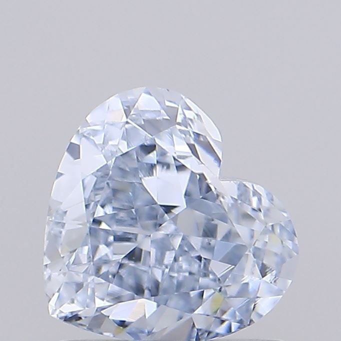 Loose Diamond - HEART 1.03ct Fancy Light Blue VS1: Loose Diamond - HEART 1.03ct Fancy Light Blue VS1 Source: This is a real non-mined Diamond that has been grown in a lab Shape: HEART Carats: 1.03 Color: Fancy Light Blue Certification: IGI Video: