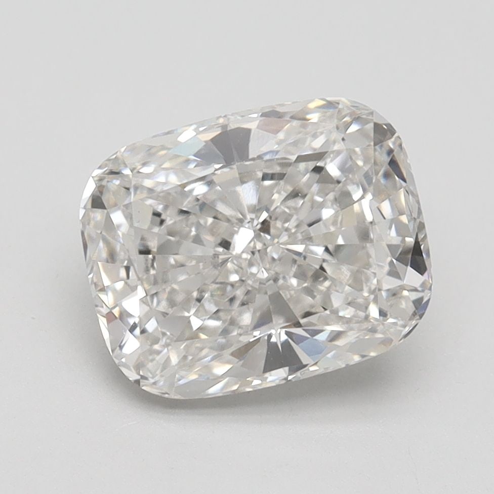 Loose Diamond - CUSHION BRILLIANT 2.56ct G VS1: Loose Diamond - CUSHION BRILLIANT 2.56ct G VS1 Source: This is a real non-mined Diamond that has been grown in a lab Shape: CUSHION BRILLIANT Carats: 2.56 Color: G Clarity: VS1 Certification: IGI Vide