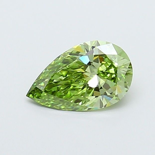 Loose Diamond - PEAR 1.03ct Fancy Vivid Green VS1: Loose Diamond - PEAR 1.03ct Fancy Vivid Green VS1 Source: This is a real non-mined Diamond that has been grown in a lab Shape: PEAR Carats: 1.03 Color: Fancy Vivid Green Certification: IGI Video: