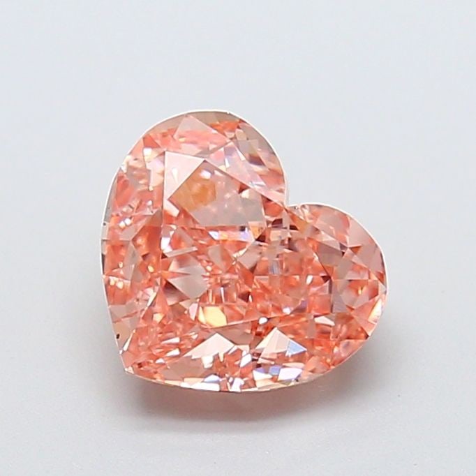 Loose Diamond - HEART 2.07ct Fancy Vivid Pink VS1: Loose Diamond - HEART 2.07ct Fancy Vivid Pink VS1 Source: This is a real non-mined Diamond that has been grown in a lab Shape: HEART Carats: 2.07 Color: Fancy Vivid Pink Certification: NONE Video: