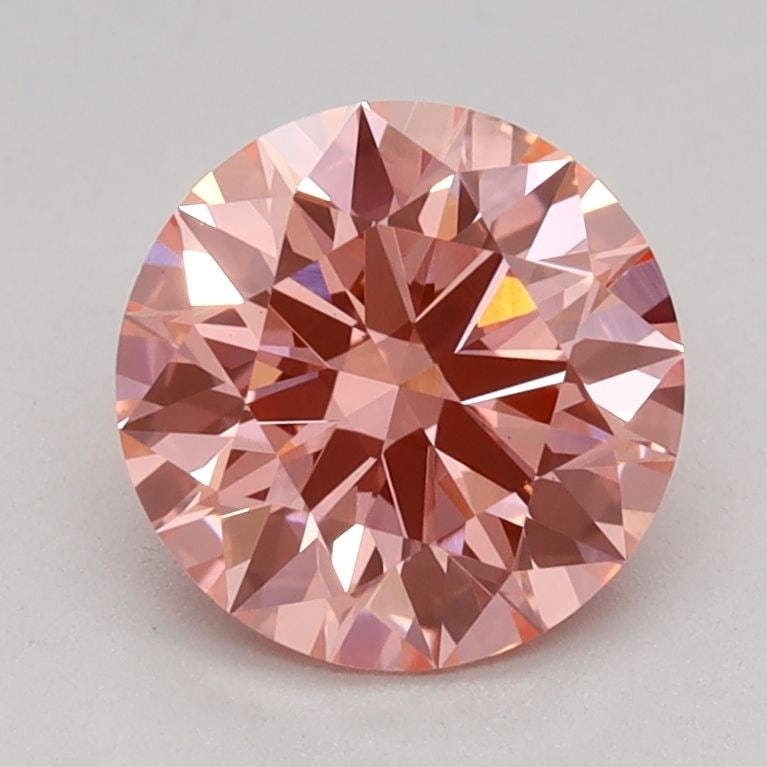 Ideal Loose Diamond - ROUND 1.13ct Fancy Vivid Pink VVS2 (1 of 1)