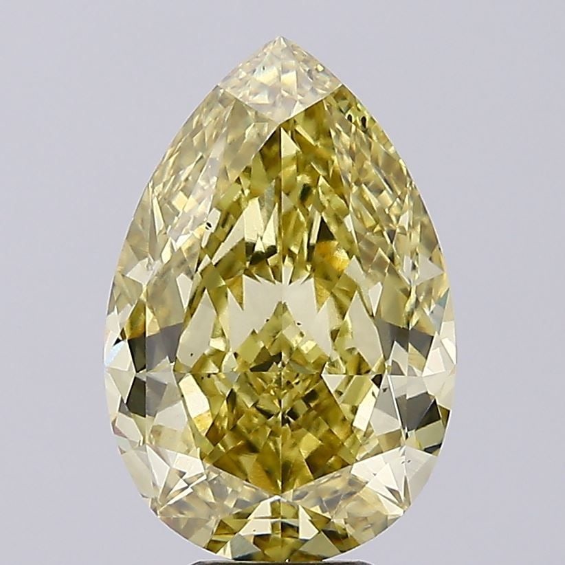 Loose Diamond - PEAR 8.26ct Fancy Intense Yellow VS2: Loose Diamond - PEAR 8.26ct Fancy Intense Yellow VS2 Source: This is a real non-mined Diamond that has been grown in a lab Shape: PEAR Carats: 8.26 Color: Fancy Intense Yellow Certification: IGI Video