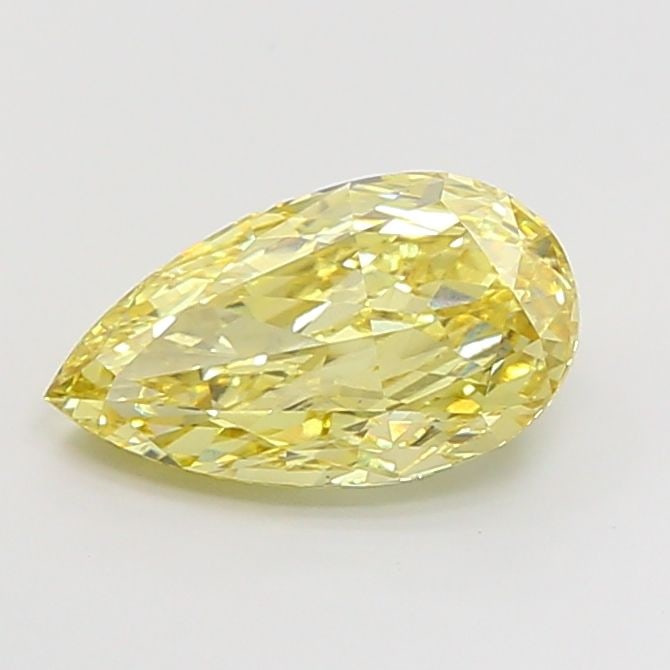Loose Diamond - PEAR 4.03ct Fancy Intense Yellow VS1: Loose Diamond - PEAR 4.03ct Fancy Intense Yellow VS1 Source: This is a real non-mined Diamond that has been grown in a lab Shape: PEAR Carats: 4.03 Color: Fancy Intense Yellow Certification: IGI