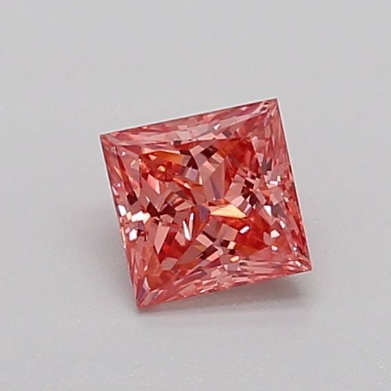 Loose Diamond - PRINCESS 0.46ct Fancy Vivid Pink VS2: Loose Diamond - PRINCESS 0.46ct Fancy Vivid Pink VS2 Source: This is a real non-mined Diamond that has been grown in a lab Shape: PRINCESS Carats: 0.46 Color: Fancy Vivid Pink Certification: IGI