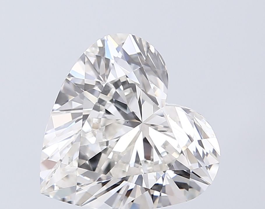 Loose Diamond - HEART 4.54ct F VS1: Loose Diamond - HEART 4.54ct F VS1 Source: This is a real non-mined Diamond that has been grown in a lab Shape: HEART Carats: 4.54 Color: F Clarity: VS1 Certification: IGI Video:
