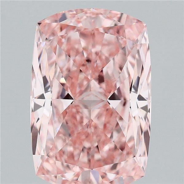 Loose Diamond - CUSHION MODIFIED 6.45ct Fancy Intense Pink VVS2: Loose Diamond - CUSHION MODIFIED 6.45ct Fancy Intense Pink VVS2 Source: This is a real non-mined Diamond that has been grown in a lab Shape: CUSHION MODIFIED Carats: 6.45 Color: Fancy Intense Pink Cer